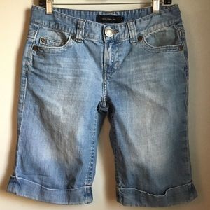 Calvin Klein Jeans Mid-Rise Denim Shorts